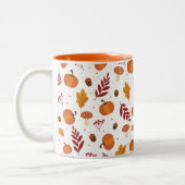 Thanksgiving Elements Mug ツートーンマグカップ (左)