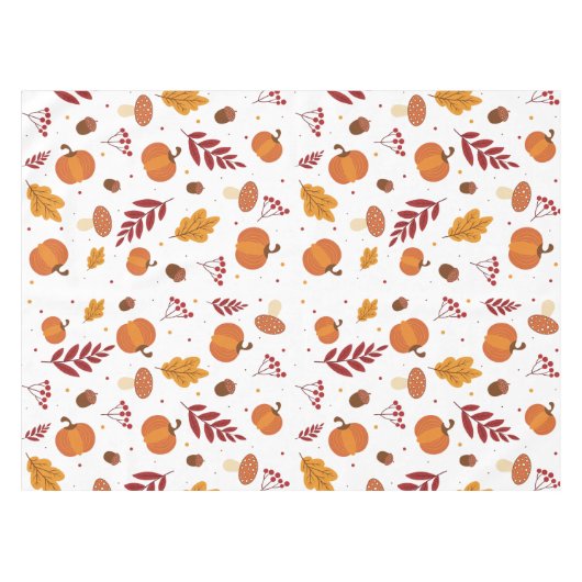 Thanksgiving Elements Tablecloth テーブルクロス (正面(横))