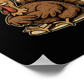 Thanksgiving F Caw F Turkey Funny Fcawf Gobble Fca ポスター (角)