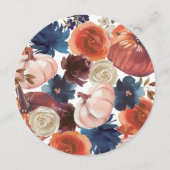 Thanksgiving Fall autumn Pumpkins Menu  メニュー (裏面)