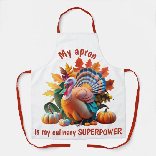 Thanksgiving, Fall Festival エプロン (正面)