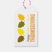 Thanksgiving Fall Leaves ギフトタグ (正面)