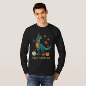 Thanksgiving Family Matching Turkey Saurus Rex Din Tシャツ (正面フル)