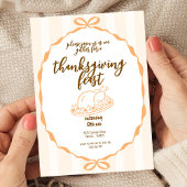 Thanksgiving Feast | Fall Dinner Party 招待状