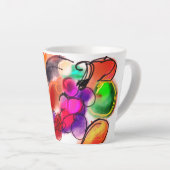 Thanksgiving food カフェラテマグ (右アングル)