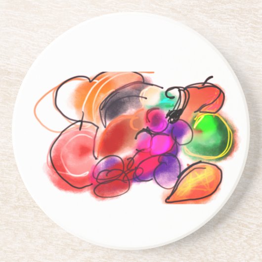 Thanksgiving food コースター (正面)