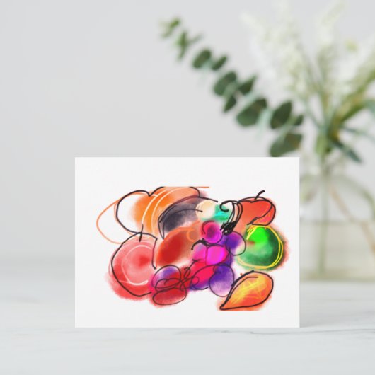 Thanksgiving food ポストカード (スタンド正面)