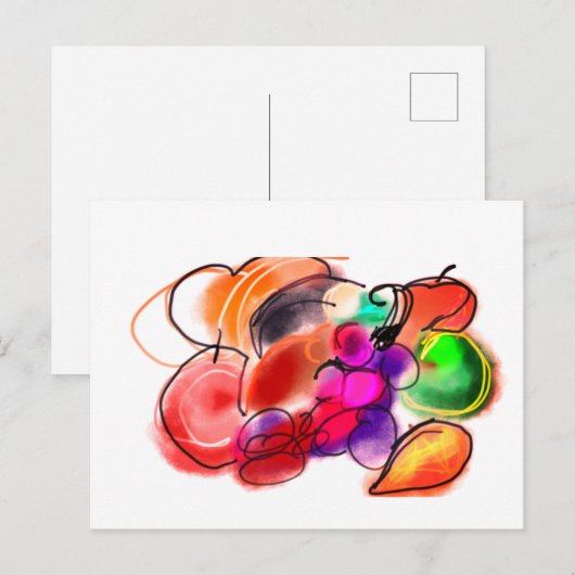 Thanksgiving food ポストカード (正面/裏面)