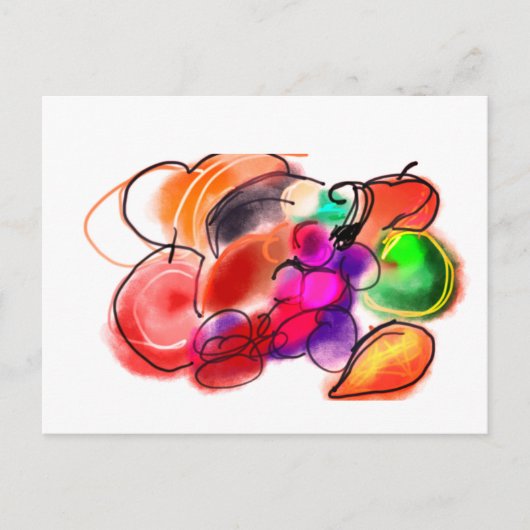 Thanksgiving food ポストカード (正面)