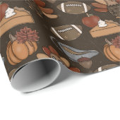 Thanksgiving Football  ラッピングペーパー (ロールコーナー)