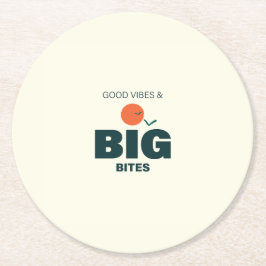 Thanksgiving/Friendsgiving Dinner Coaster ラウンドペーパーコースター