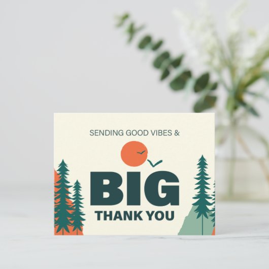 Thanksgiving/Friendsgiving PostCard ポストカード (スタンド正面)