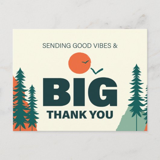 Thanksgiving/Friendsgiving PostCard ポストカード (正面)