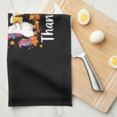 Thanksgiving Funny Unicorn Turkey Day Beer Long Sl キッチンタオル (四つ折り)