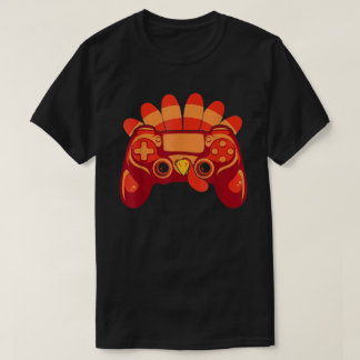 Thanksgiving Gamer Turkey Controller Tシャツ