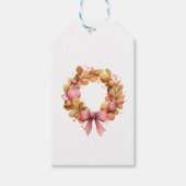 Thanksgiving Gift Enclosure Card with Autumn Wreat ギフトタグ (正面)