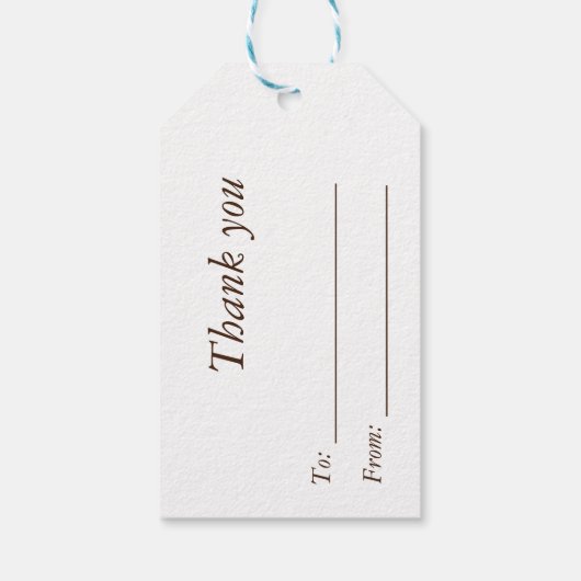 Thanksgiving Gift Enclosure Card with Autumn Wreat ギフトタグ (裏面)