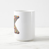 Thanksgiving gift for letter k コーヒーマグカップ (中央)