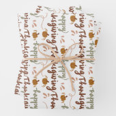 Thanksgiving Gift Wrap – Celebrate in Style ラッピングペーパーシート (インサイチュ)