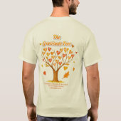 Thanksgiving Gratitude Tree Basic-Shirt Tシャツ (裏面)