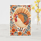 Thanksgiving Greeting  カード (黄色い花)