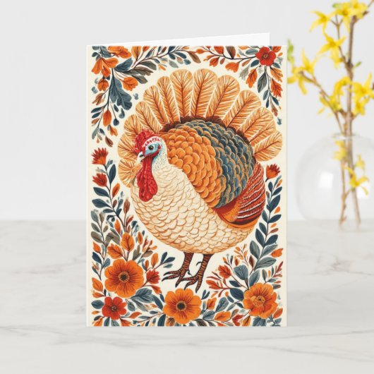 Thanksgiving Greeting  カード (黄色い花)