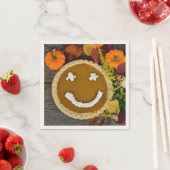 Thanksgiving Happy Pumpkin Pie スタンダードカクテルナプキン (インサイチュ)