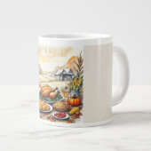 Thanksgiving, Harvest of Happiness Specialty Mug ジャンボコーヒーマグカップ (正面右)