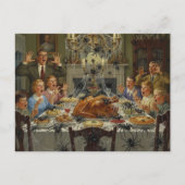 Thanksgiving Horror Spiders Invide the Table ポストカード (正面)