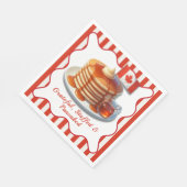 Thanksgiving Humour Canada | Maple Pancakes & Fall スタンダードランチョンナプキン (角)