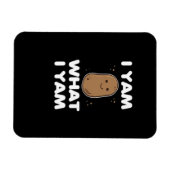 Thanksgiving I Yam What I Yam Funny Fall Classic マグネット (横)