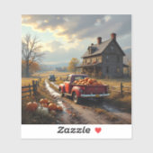 Thanksgiving in the country シール (シート)