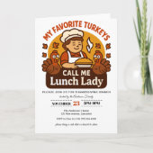 Thanksgiving Invitation Card カード (正面)