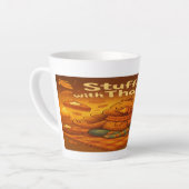 Thanksgiving Latte Mug- Gratitude in Every Sip カフェラテマグ (左アングル)