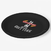 Thanksgiving Leftovers Are For Quitters Classic Ae ペーパープレート (アングル)