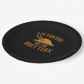 Thanksgiving Leftovers Are For Quitters Classic Co ペーパープレート (アングル)