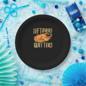 Thanksgiving - Leftovers Are For Quitters Quote Cl ペーパープレート (パーティー)