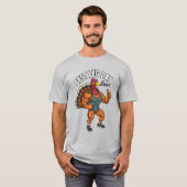 Thanksgiving Leg Day Basic T-Shirt Tシャツ (正面フル)