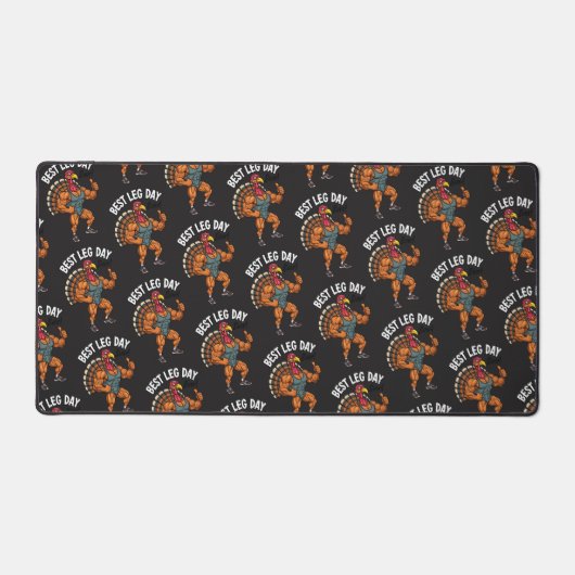 Thanksgiving Leg Day  Desk Mat デスクマット (正面)