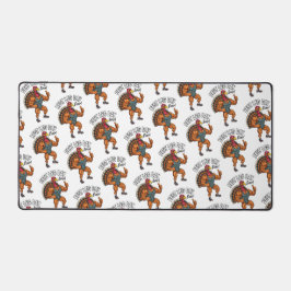 Thanksgiving Leg Day Desk Mat デスクマット