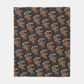 Thanksgiving Leg Day Fleece Blanket フリースブランケット (正面)