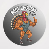Thanksgiving Leg Day Labels ラベル (デザイン2)