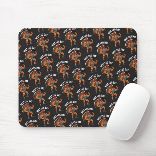 Thanksgiving Leg Day Mousepad マウスパッド (マウス)