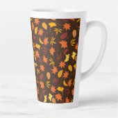 Thanksgiving Maple Fall Pattern カフェラテマグ (右)