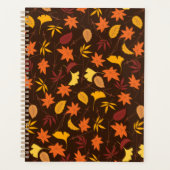 Thanksgiving Maple Fall Pattern プランナー手帳 (正面)