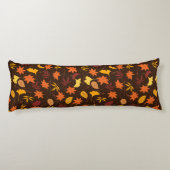 Thanksgiving Maple Fall Pattern Body Pillow ボディピロー (裏面)