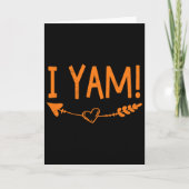 Thanksgiving Matching Couple She's My Sweet Potato カード (正面)