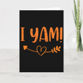 Thanksgiving Matching Couple She's My Sweet Potato カード (正面)