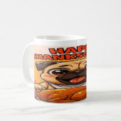 Thanksgiving Mug: Pugsgiving Edition コーヒーマグカップ (正面左)
