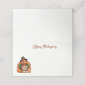 Thanksgiving Name Place Card プレイスカード (外部開封)